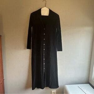 Deveaux New York Knit Cardigan Midi Dress